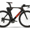 BMC TIMEMACHINE EIN TRIATHLON FAHRRAD SRAM FORCE ETAP AXS 12S 700 MM CARBON GRAU ROT 2021