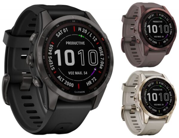 Garmin Fenix 7S SAPPHIRE SOLAR - GPS Multisport Smartwatch