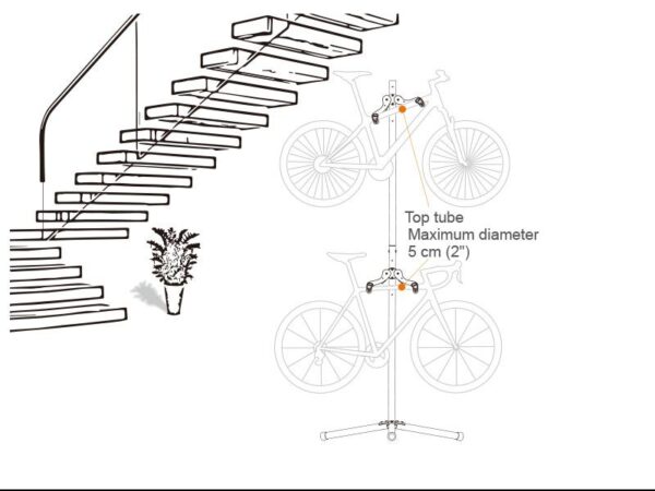 IBERA IB-ST9 Doppel-Fahrradhalter