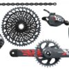 SRAM X01 Eagle DUB 12-fach Gruppe Boost 10-52 170mm + Tube Frame Strap