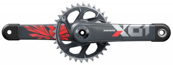 SRAM X01 Eagle DUB 12-fach Gruppe Boost 10-52 170mm + Tube Frame Strap