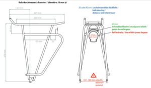 Tubus Cosmo Gepäckträger 26-28