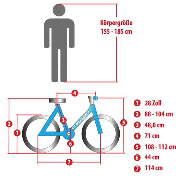 Zündapp Z502 E Bike Damen Fahrrad ab 155 cm 28 Zoll